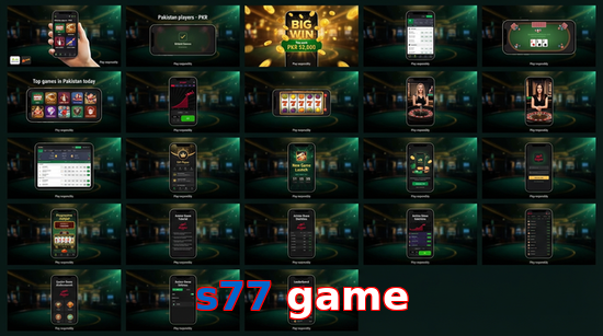 Main screen of S77 Game bet page for PK players